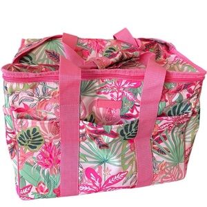 NEW VERA BRADLEY Rain Forest Canopy Pink Cooler Bag